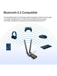 TP-LINK ARCHER TX55E AX3000 WIFI 6 VE BLUETOOTH ADAPTÖR